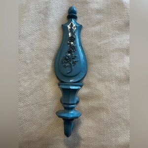 Vintage Dart Ind Plastic Blue Floral Candle Holder Wall Sconce 4015